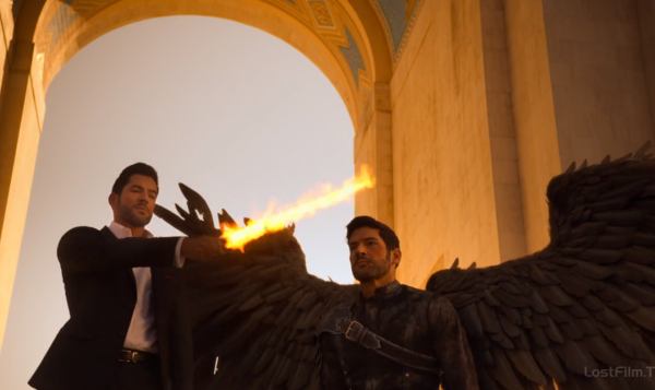 Kneel, brother. We fought to the death, right? *Lucifer...